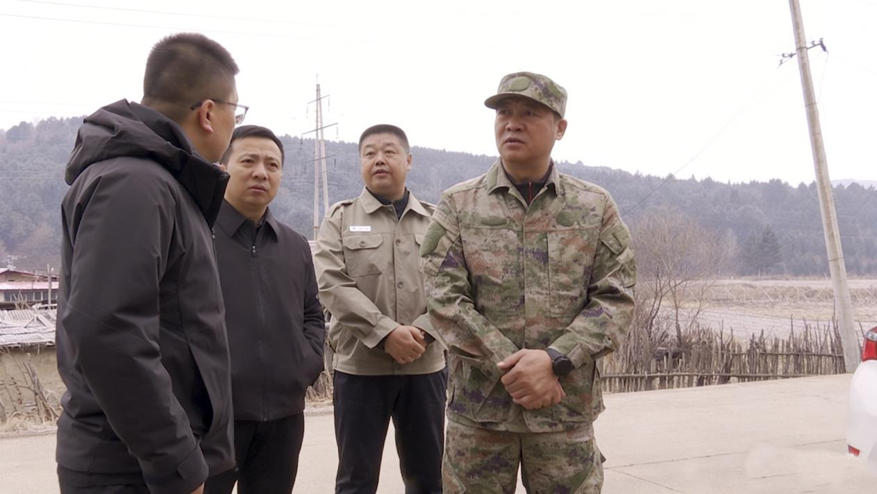 孙兰松检查指导清明节森林防灭火工作