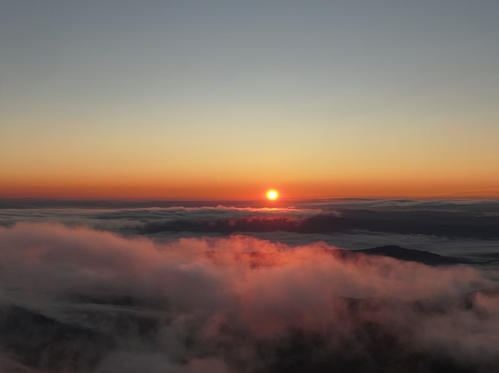 大箐山金日云海